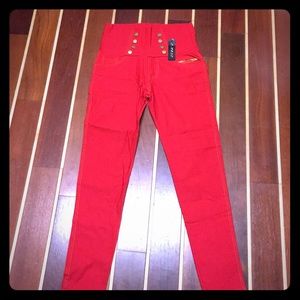 Red Highwaisted Leggings❤️❤️❤️